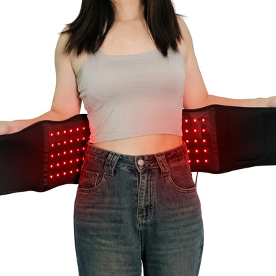 Red Light Therapy with Massager for Body, Vibration Massage Back