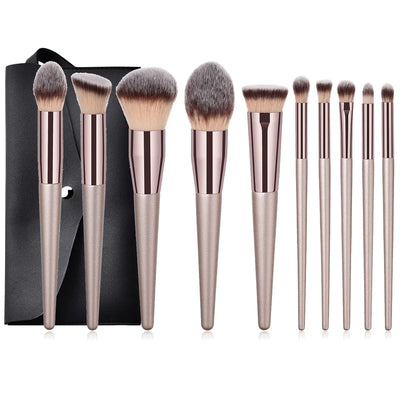 Champagne Gold Elegance Brush Set