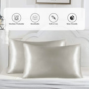 Elegant Satin Beauty Sleep Pillowcases