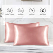 Elegant Satin Beauty Sleep Pillowcases