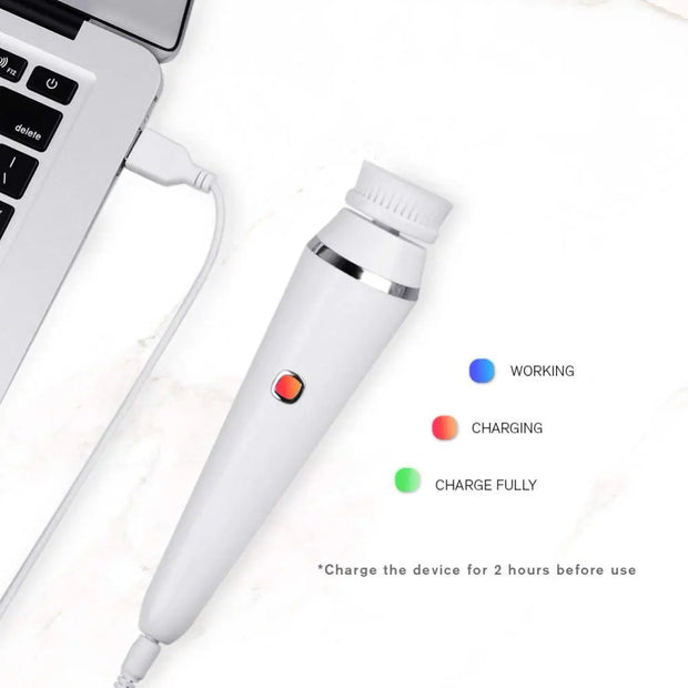 Facial Cleansing Brush and Beauty Device