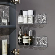 Glacier Pattern Bathroom Organizer for Skincare and Toothbrush