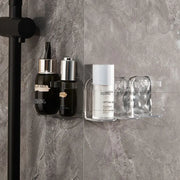 Glacier Pattern Bathroom Organizer for Skincare and Toothbrush