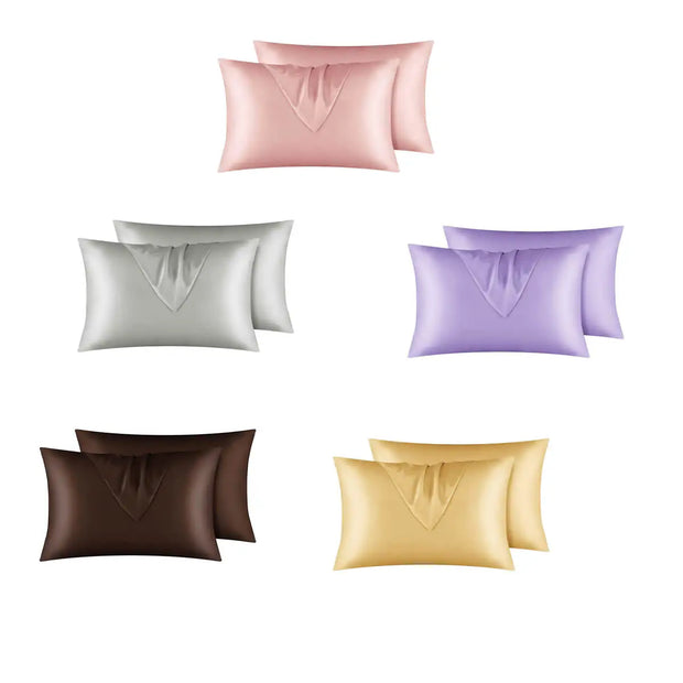 Elegant Satin Beauty Sleep Pillowcases
