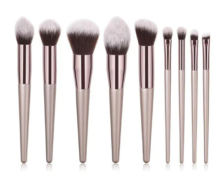 Champagne Gold Elegance Brush Set