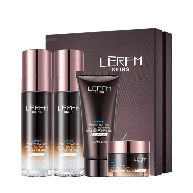 Lunifang Men's Skincare Set for Hydration and Oil Control