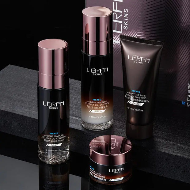 Lunifang Men's Skincare Set for Hydration and Oil Control