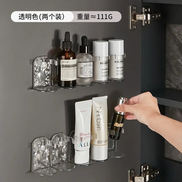 Glacier Pattern Bathroom Organizer for Skincare and Toothbrush